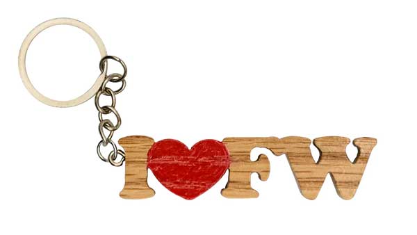 Shop the Online Store - I Love Fort Wayne keyring